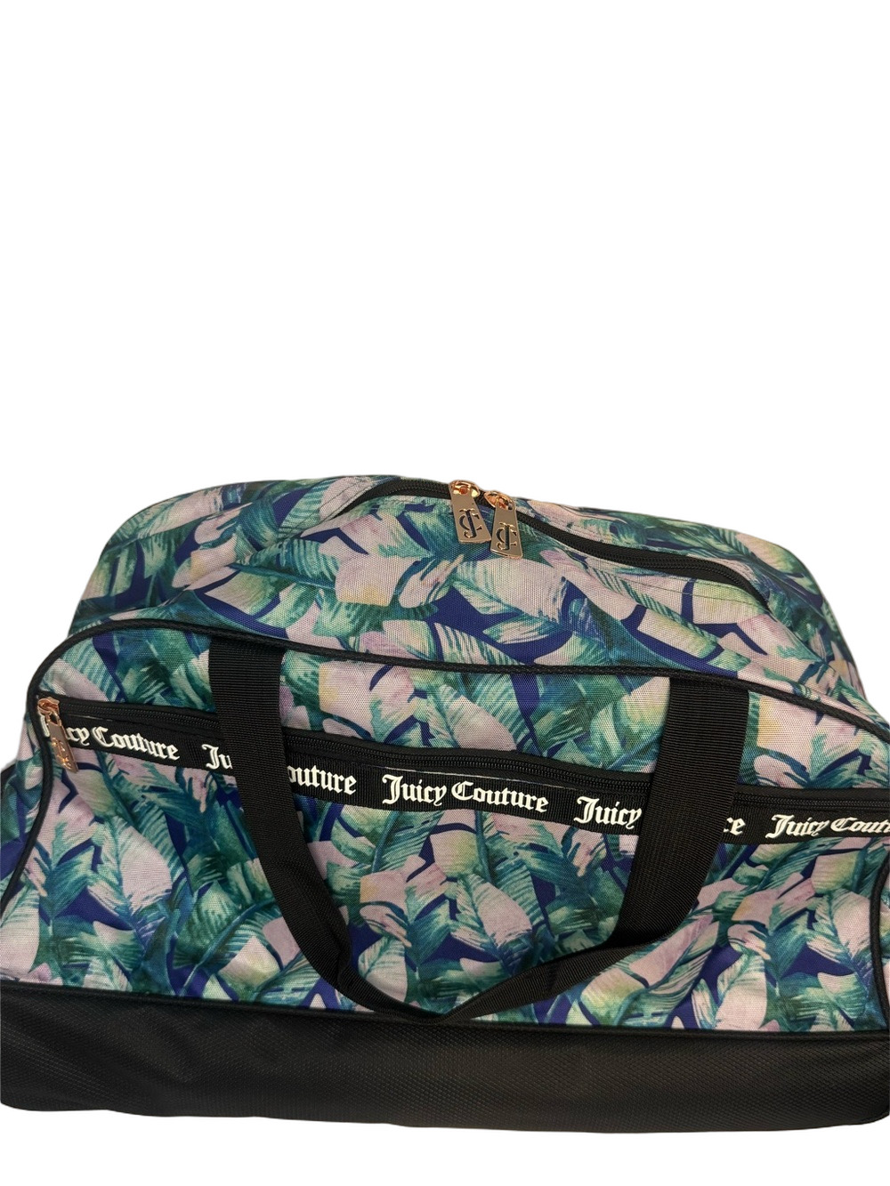 #358 Juicy Couture Rolling Travel Weekender Duffel Bag